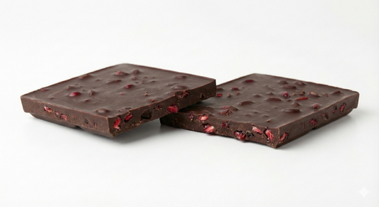 Natural Pomegranate Dark Chocolate Bar